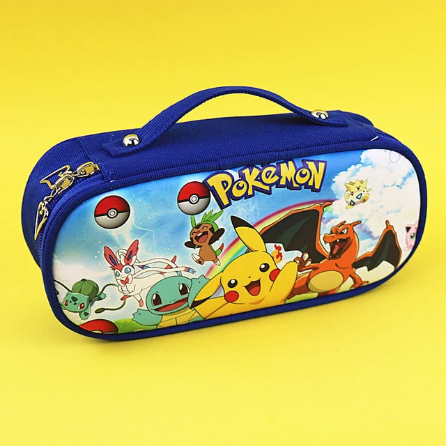 Trousse ou sac à crayons dans de nombreux motifs Pokemon différents