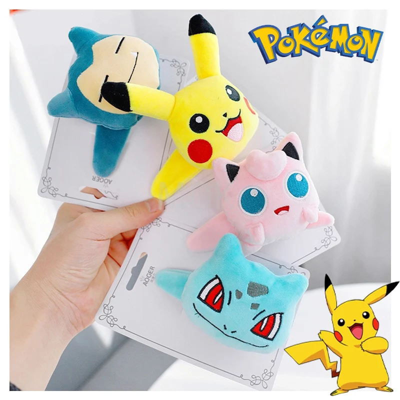 Pinces à cheveux Pikachu, Bulbasaur, Relaxo ou Jigglypuff
