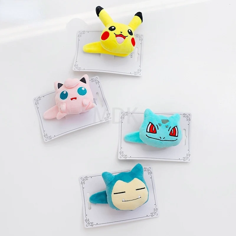 Pinces à cheveux Pikachu, Bulbasaur, Relaxo ou Jigglypuff
