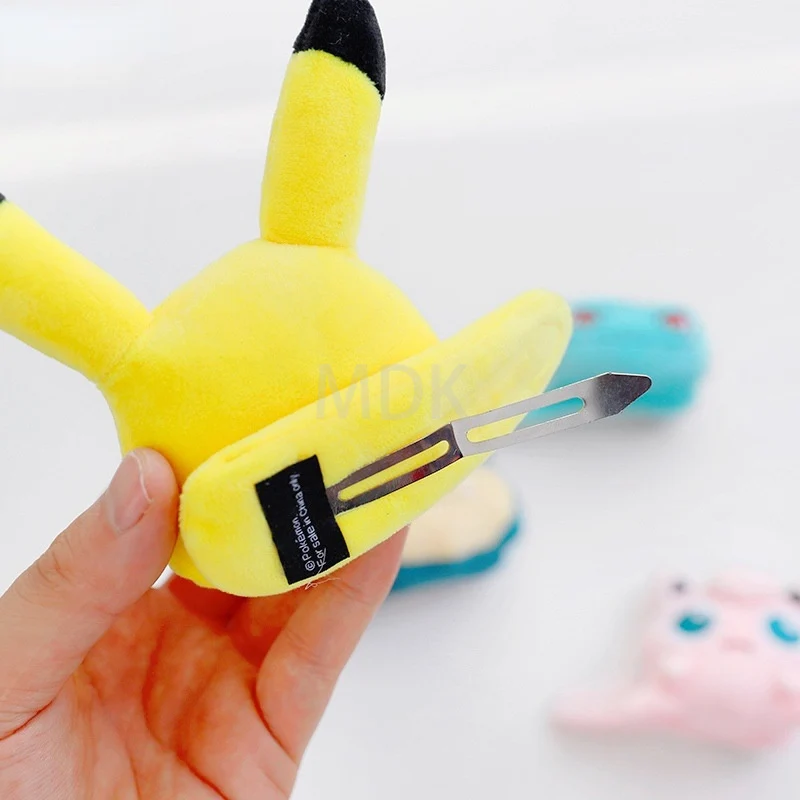 Pinces à cheveux Pikachu, Bulbasaur, Relaxo ou Jigglypuff