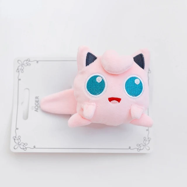 Pinces à cheveux Pikachu, Bulbasaur, Relaxo ou Jigglypuff
