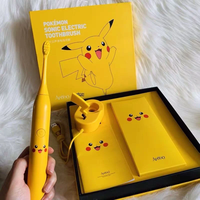 Brosse à dents électrique pour enfants Pokémon Pikachu