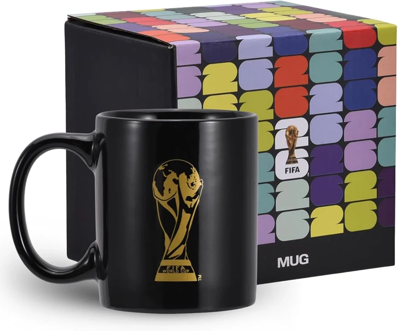 Tasse officielle FIFA Coupe du Monde 2026 - 350 ml emblème (Wagon)