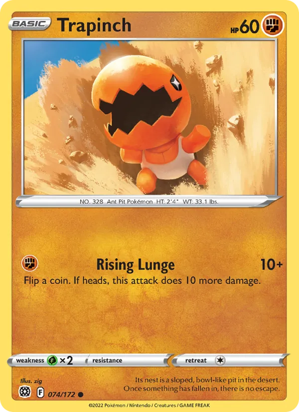 Kraknoix 74/172 — SWSH9 – Brilliant Stars — Carte Pokémon anglaise