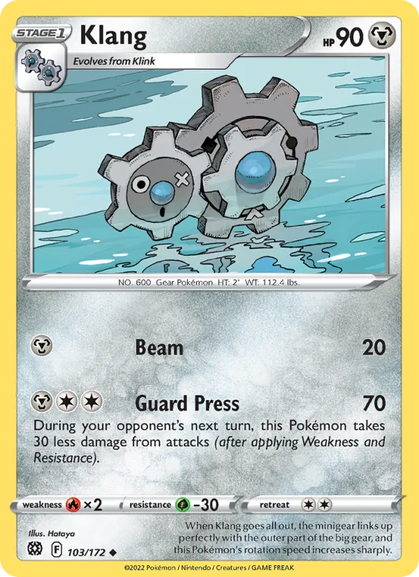 Clic 103/172 — SWSH9 – Brilliant Stars — Carte Pokémon anglaise