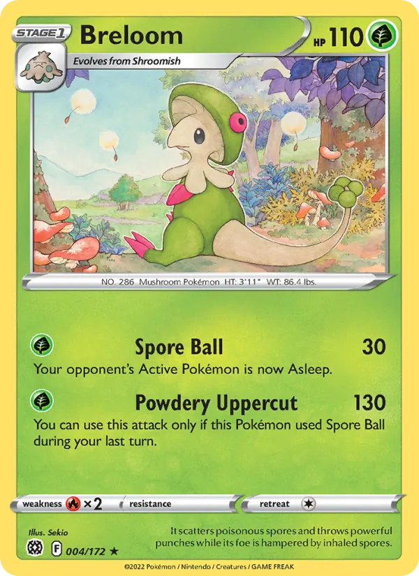 Chapignon 4/172 — SWSH9 – Brilliant Stars — Carte Pokémon anglaise