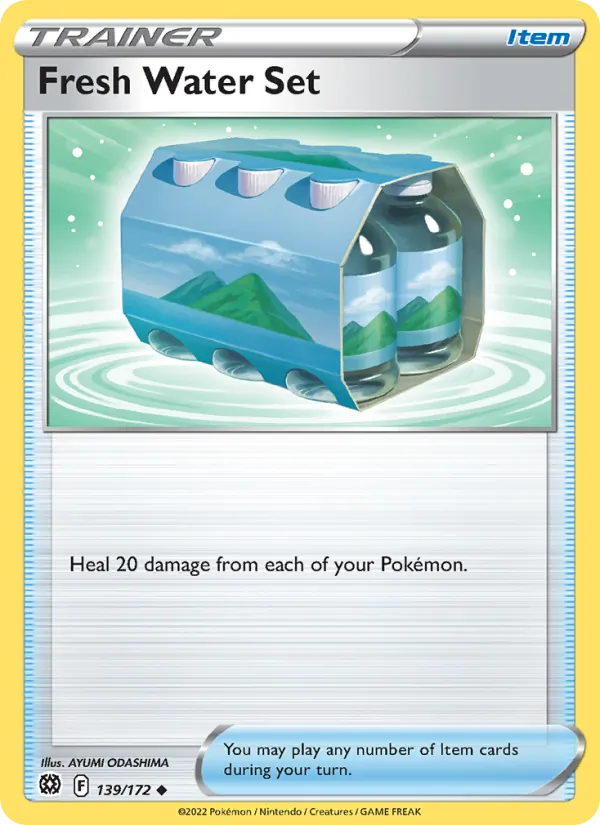 Pack d'Eaux Fraîches 139/172 — SWSH9 – Brilliant Stars — Carte Pokémon anglaise