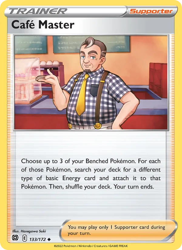 Barista 133/172 — SWSH9 – Brilliant Stars — Carte Pokémon anglaise