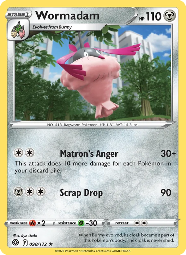 Cheniselle 98/172 — SWSH9 – Brilliant Stars — Carte Pokémon anglaise
