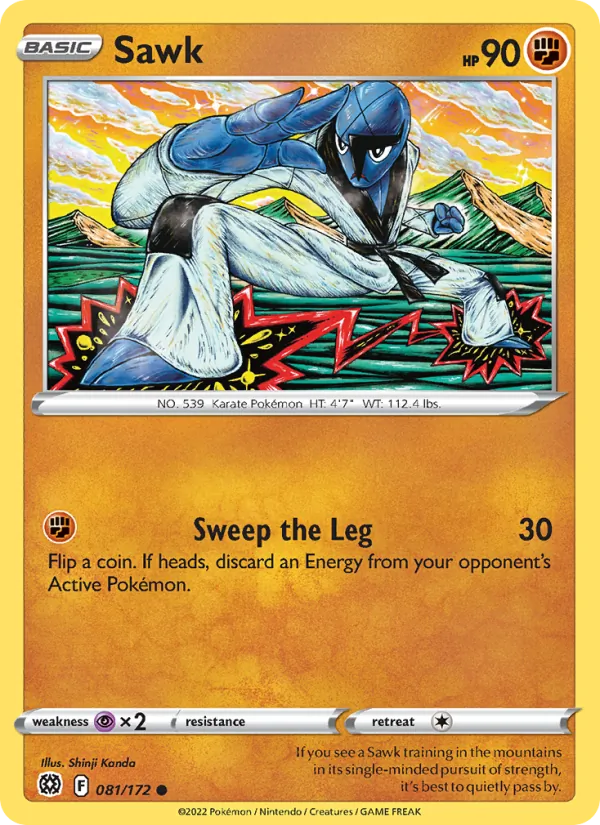 Karaclée 81/172 — SWSH9 – Brilliant Stars — Carte Pokémon anglaise