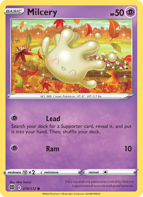 Crèmy 70/172 — SWSH9 – Brilliant Stars — Carte Pokémon anglaise