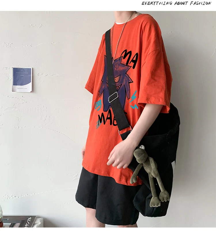 T-shirt oversize cool avec imprimé Pokémon Gengar