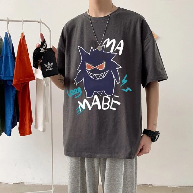 T-shirt oversize cool avec imprimé Pokémon Gengar