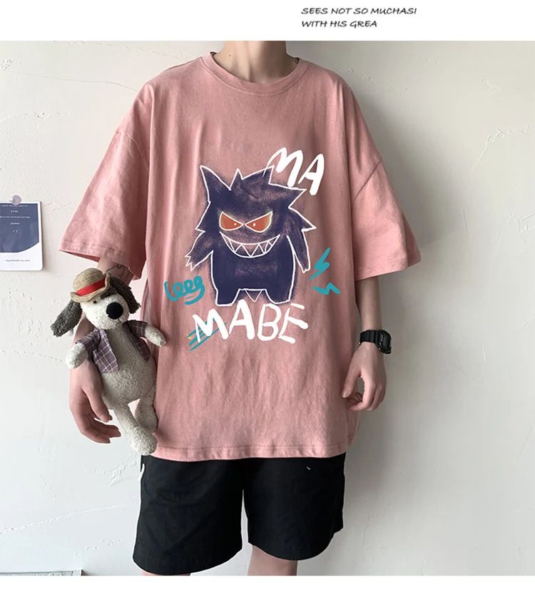 T-shirt oversize cool avec imprimé Pokémon Gengar