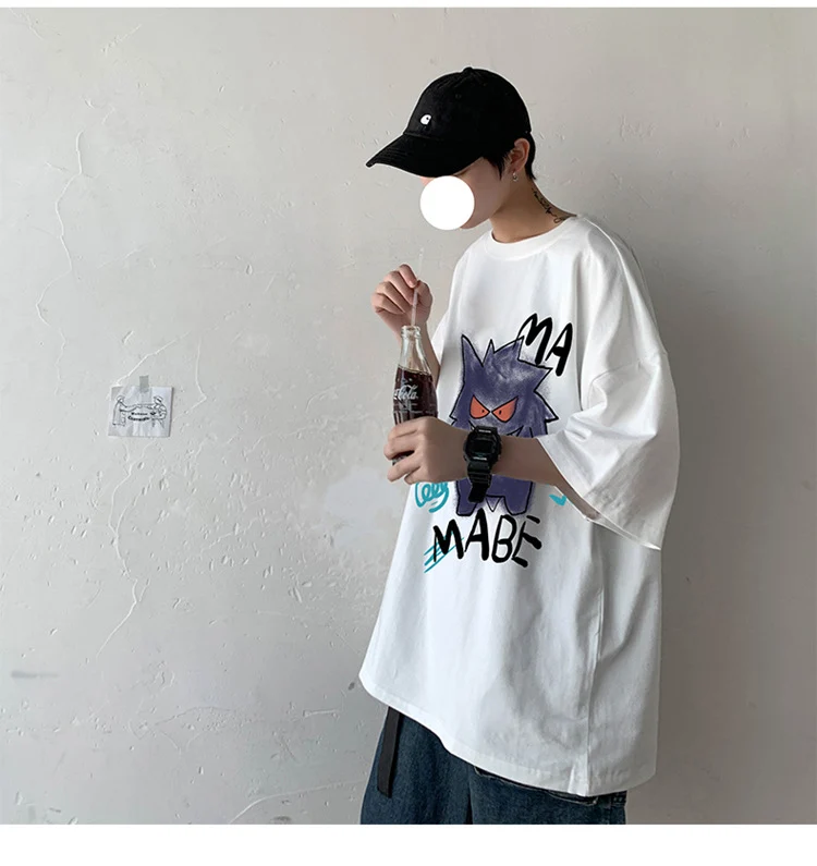 T-shirt oversize cool avec imprimé Pokémon Gengar