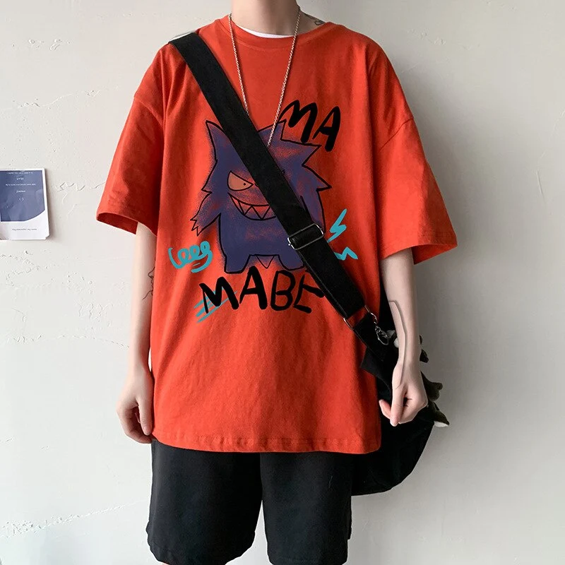 T-shirt oversize cool avec imprimé Pokémon Gengar