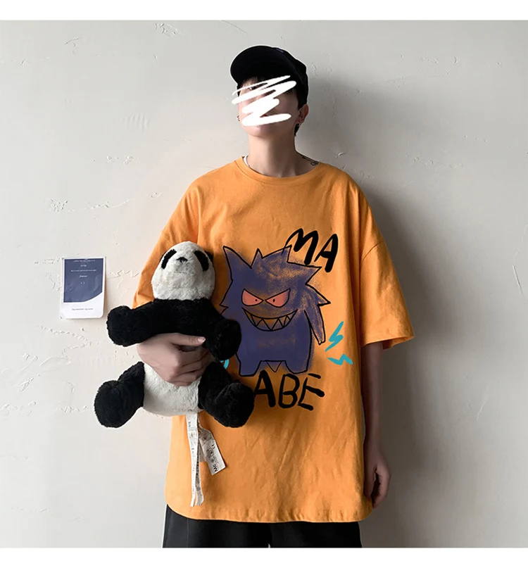 T-shirt oversize cool avec imprimé Pokémon Gengar