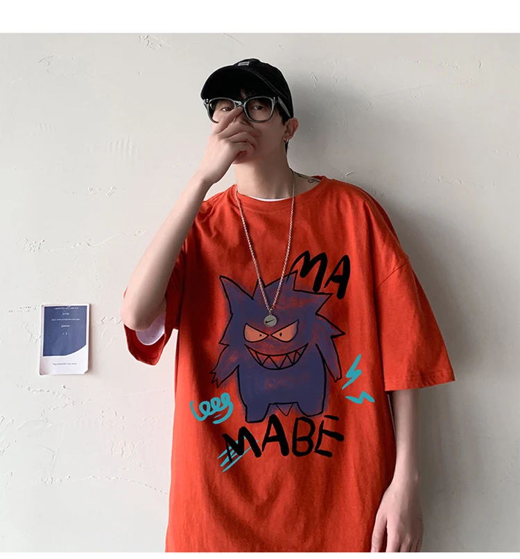 T-shirt oversize cool avec imprimé Pokémon Gengar