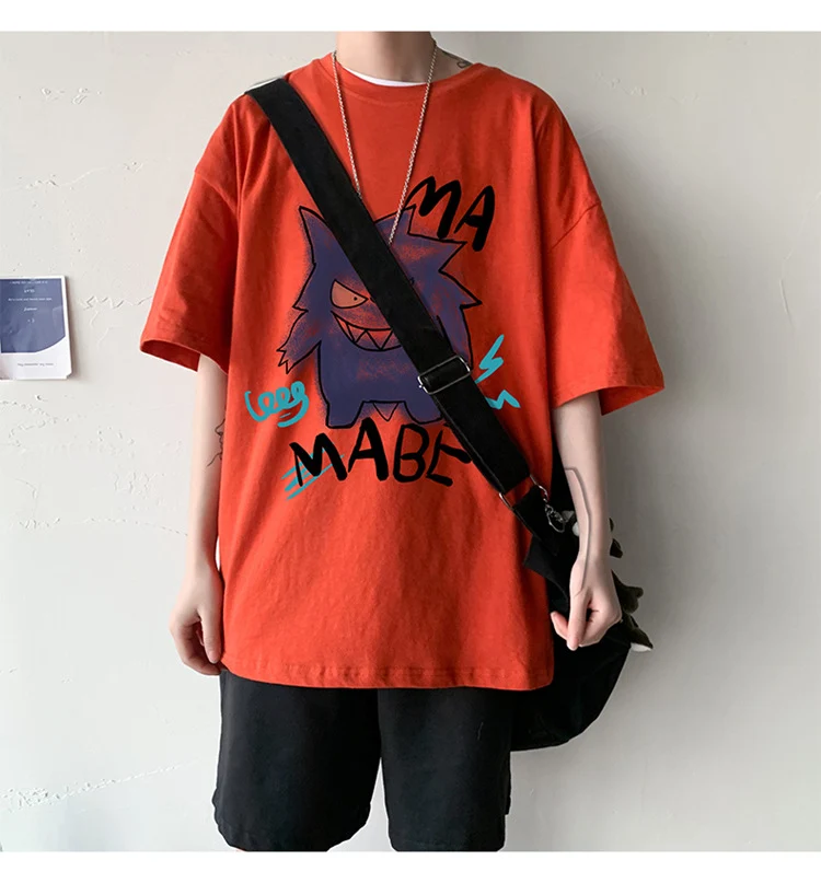 T-shirt oversize cool avec imprimé Pokémon Gengar