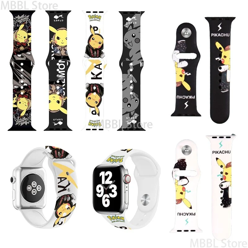 Bracelet Apple Watch Pokémon Pikachu (40 mm ou 44 mm)