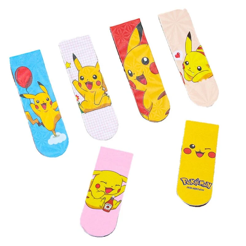 Marque-pages Pokémon Pikachu par lot de 6, 12 ou 18