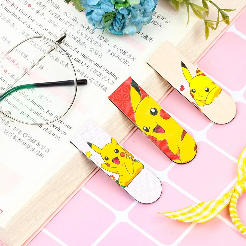 Marque-pages Pokémon Pikachu par lot de 6, 12 ou 18