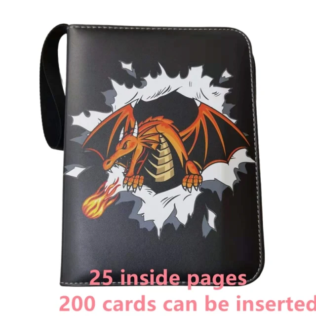 Chemise pour cartes Pokémon, format DIN A4, jusqu'à 400 cartes