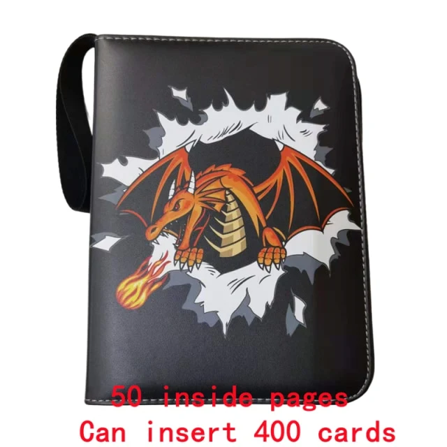 Chemise pour cartes Pokémon, format DIN A4, jusqu'à 400 cartes