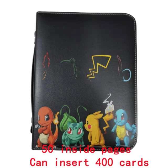 Chemise pour cartes Pokémon, format DIN A4, jusqu'à 400 cartes
