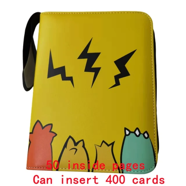 Chemise pour cartes Pokémon, format DIN A4, jusqu'à 400 cartes