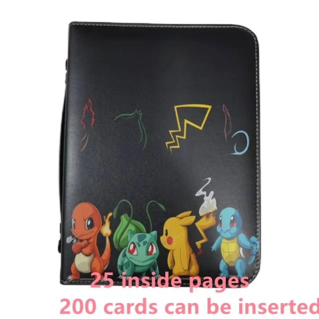 Chemise pour cartes Pokémon, format DIN A4, jusqu'à 400 cartes