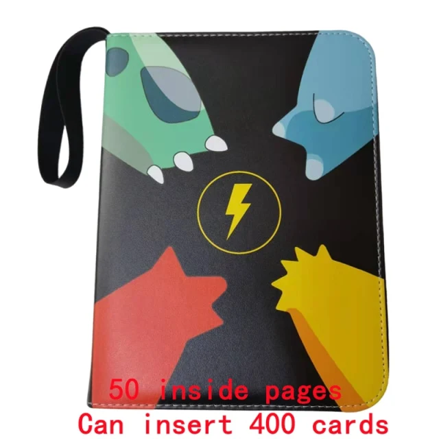 Chemise pour cartes Pokémon, format DIN A4, jusqu'à 400 cartes