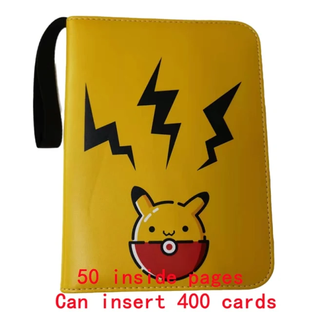 Chemise pour cartes Pokémon, format DIN A4, jusqu'à 400 cartes