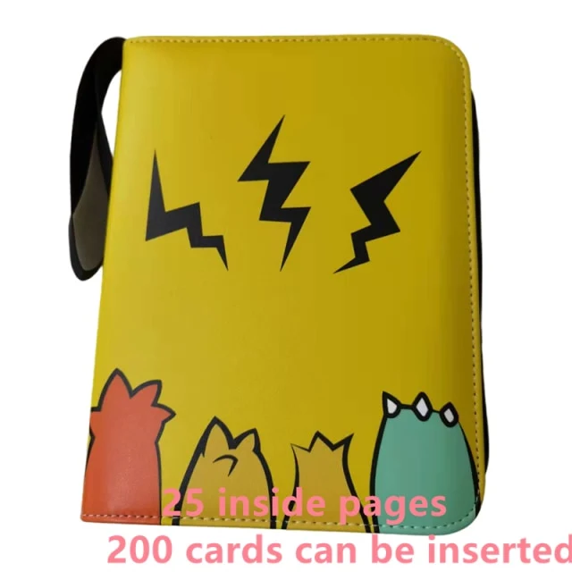 Chemise pour cartes Pokémon, format DIN A4, jusqu'à 400 cartes