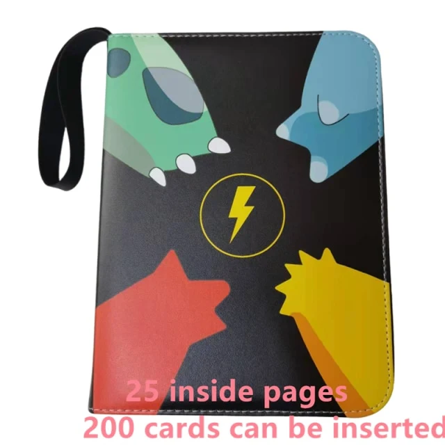 Chemise pour cartes Pokémon, format DIN A4, jusqu'à 400 cartes