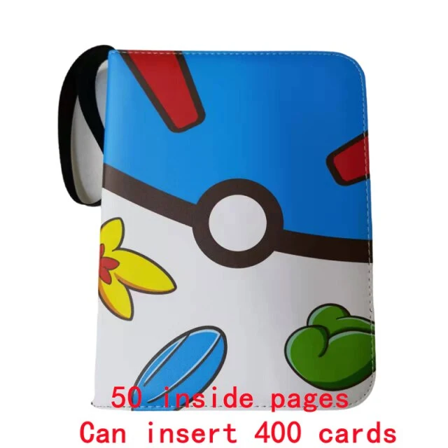 Chemise pour cartes Pokémon, format DIN A4, jusqu'à 400 cartes