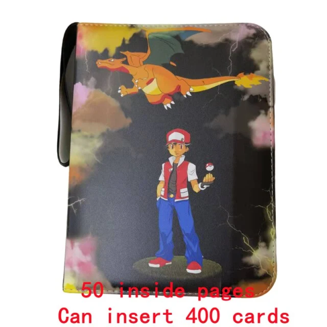 Chemise pour cartes Pokémon, format DIN A4, jusqu'à 400 cartes