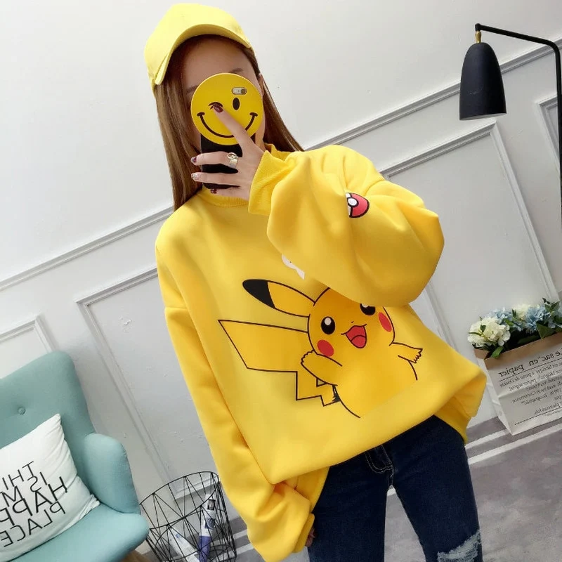 Élégant pull Pokemon Pikachu extra long