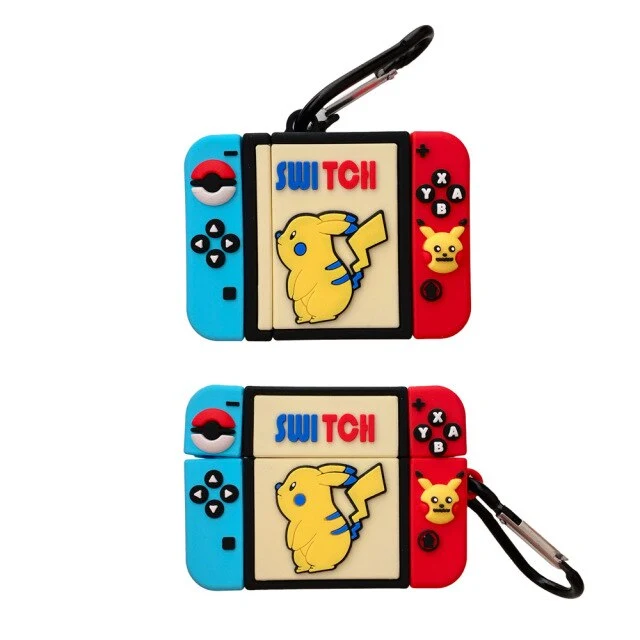 Coque de protection style Nintendo Switch pour écouteurs Apple AirPods 1, 2, 3 et Pro