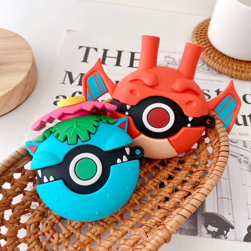 Étui pour écouteurs Bisaflor / Charizard pour Apple AirPods 1, 2, 3 et Pro