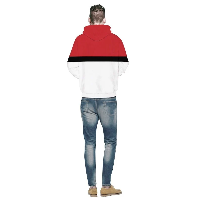 Sweat à capuche Pokémon Pokéball pour homme et femme