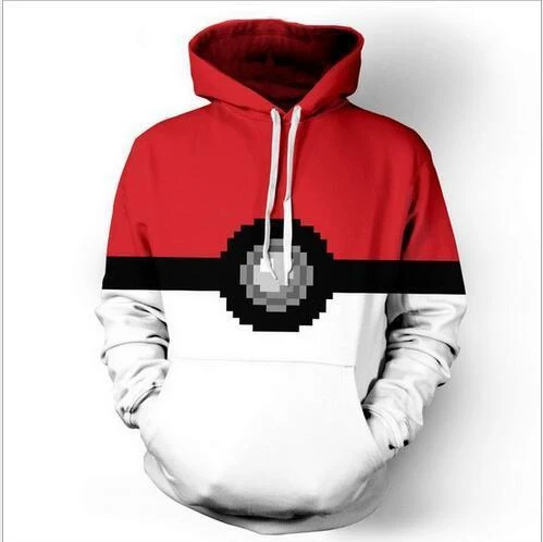 Sweat à capuche Pokémon Pokéball pour homme et femme
