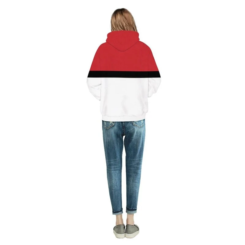 Sweat à capuche Pokémon Pokéball pour homme et femme