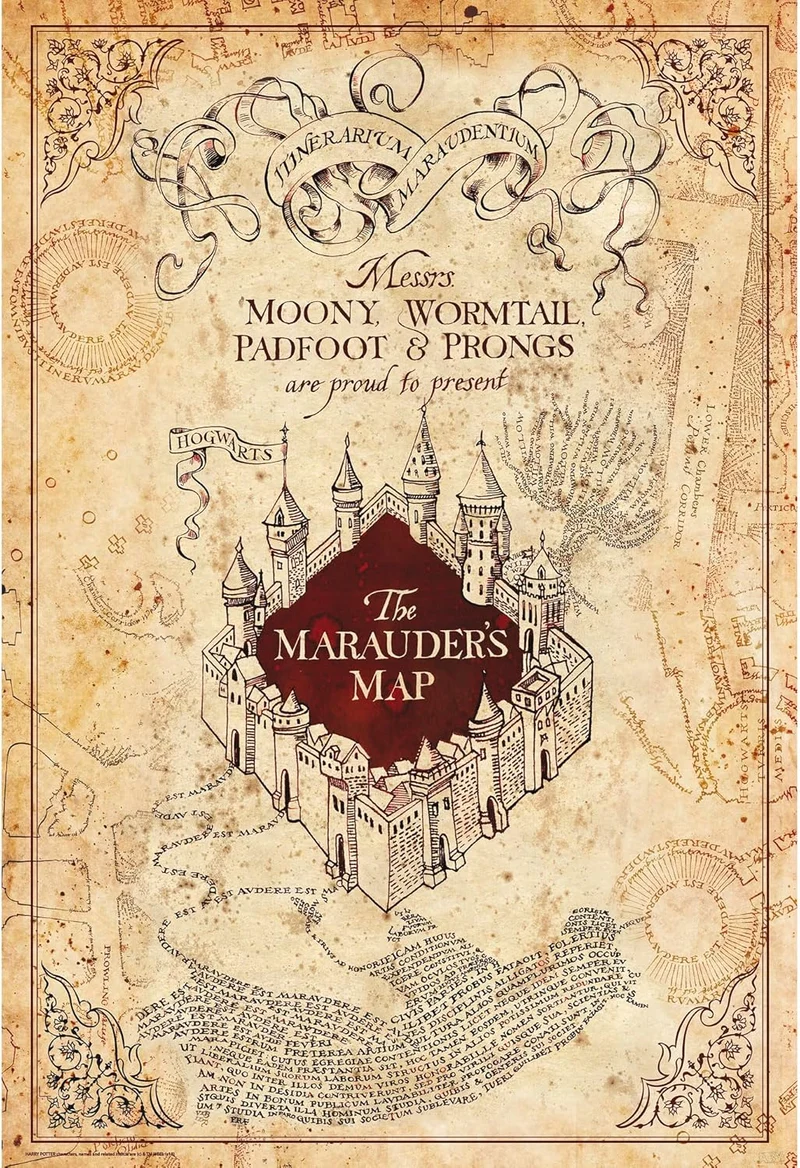 Poster Carte du Maraudeur Harry Potter (ABYstyle)