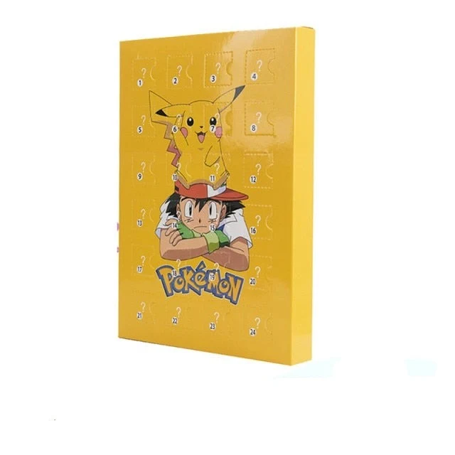 24 figurines Pokémon différentes dans une boîte calendrier de l'avent