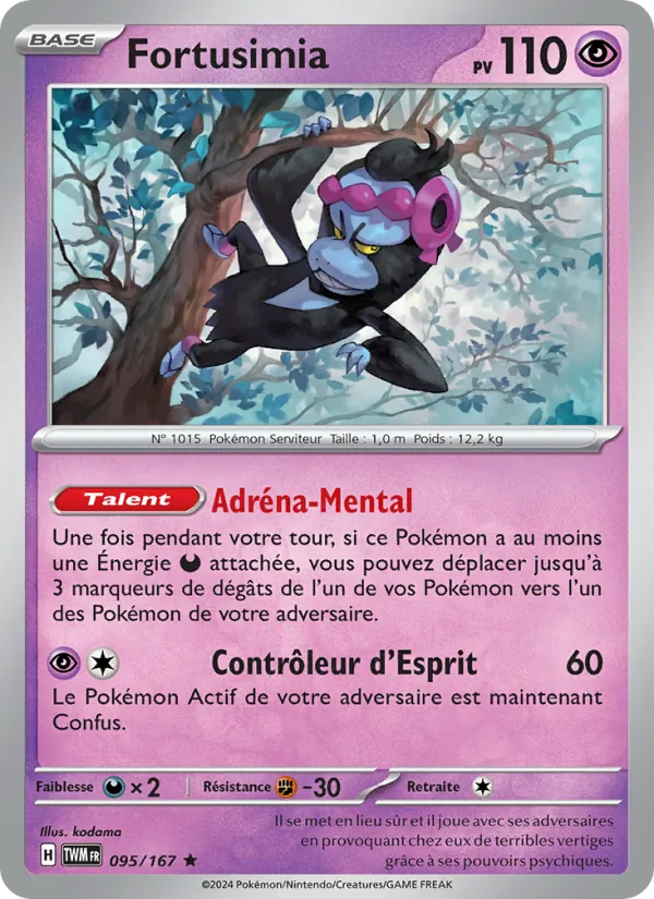 Fortusimia 95/167 — EV06 – Mascarade Crépusculaire — Carte Pokémon française