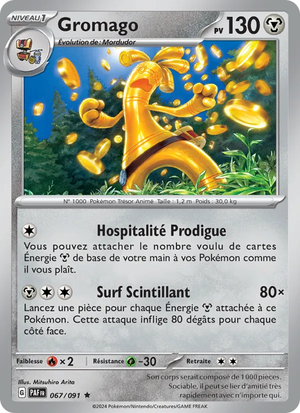 Gromago 67/91 — EV04.5 – Destinées de Paldea — Carte Pokémon française