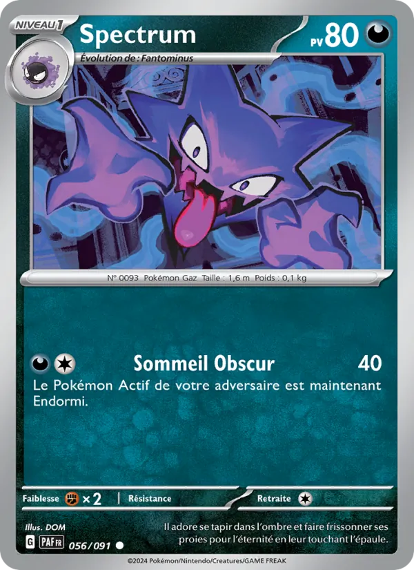 Spectrum 56/91 — EV04.5 – Destinées de Paldea — Carte Pokémon française