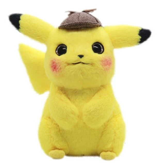 Figurine en peluche du détective Pikachu