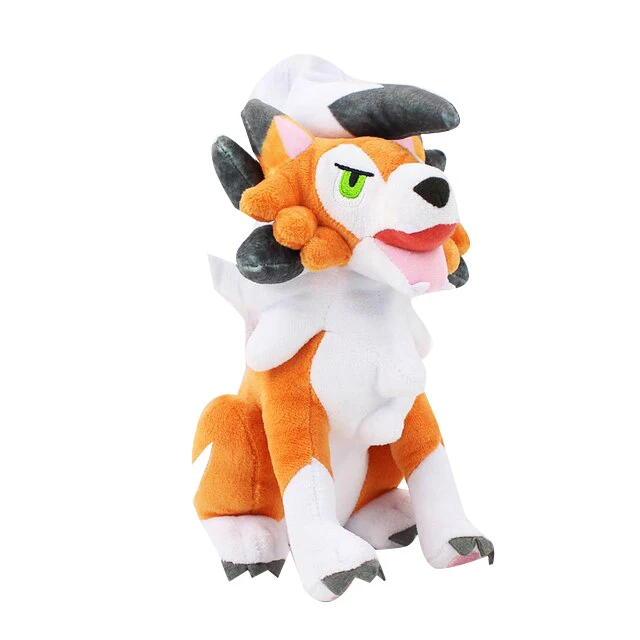 Pokémon en peluche Lycanroc Lycanroc assis (environ 24 cm)